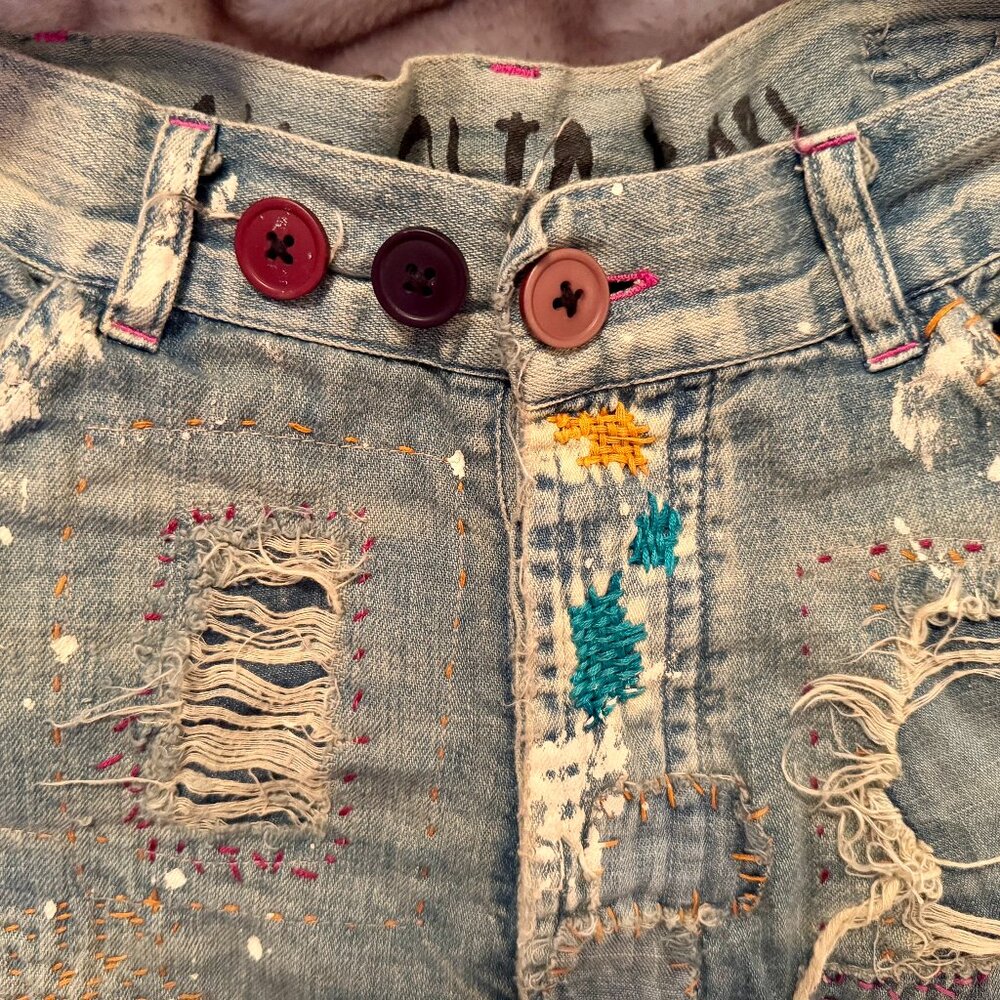 Magnolia Pearl Embroidered Miner Denims - Picture 8 of 11